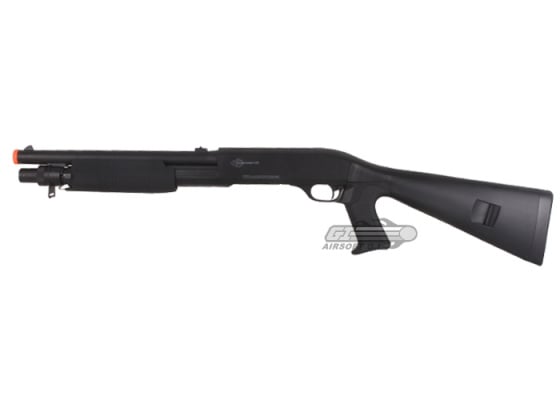 Fire Power Multi-Shot Full Stock Spring Airsoft Shotgun ( Black )