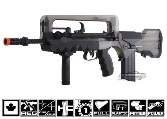 FAMAS Canadian Legal Airsoft Rifle ( Smoke Clear / Licensed Official Product )