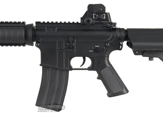 D Boy M4 CQBR Carbine AEG Airsoft Rifle ( Black )