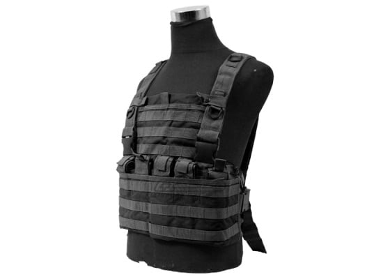 Defcon 600 Denier Modular Pouch Plate Carrier ( Black )