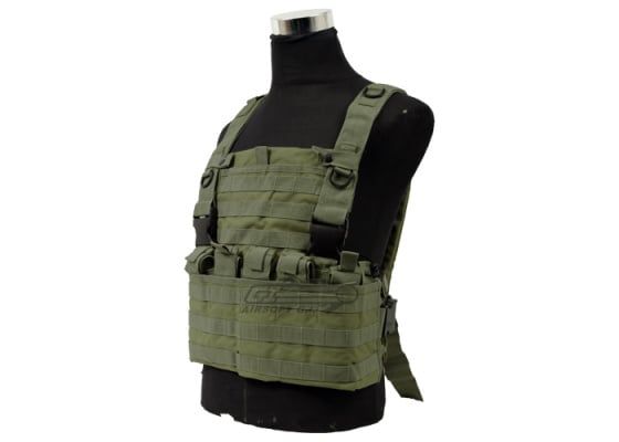 Defcon 600 Denier Modular Pouch Plate Carrier ( OD Green )