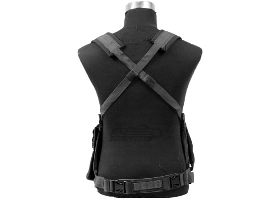 Defcon 600 Denier Commando Chest Rig ( Black )
