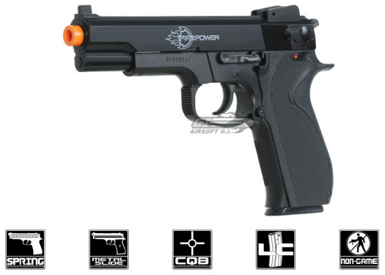 Fire Power .45 Spring Airsoft Pistol ( Black )