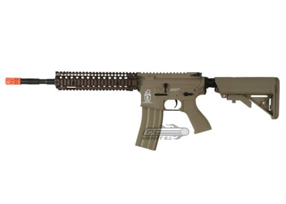 Airsoft GI Desert G4-18 Carbine w/ Daniel Defense SOPMOD RIS Blowback Version AEG Airsoft Rifle ( Tan / No Iron SIghts )