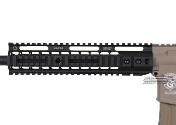 Airsoft GI Desert G4-A1 Hard w/ Noveske 10" Rail Blowback Version AEG Airsoft Rifle ( Tan/Custom No Iron Sights )