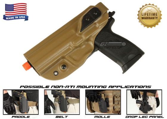 G-Code XST Non-RTI USP Standard Left Hand Holster ( Coyote )