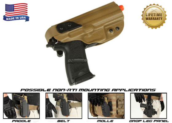 G-Code XST Non-RTI USP Standard Right Hand Holster ( Coyote )