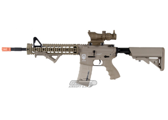 G&G GR15 Raider XL DST Plastic M4 Carbine Blowback AEG Airsoft Rifle ( Tan )