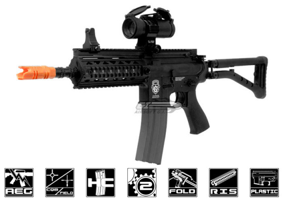 G&G GR4 100Y Plastic M4 Carbine Blowback AEG Airsoft Rifle ( Black )
