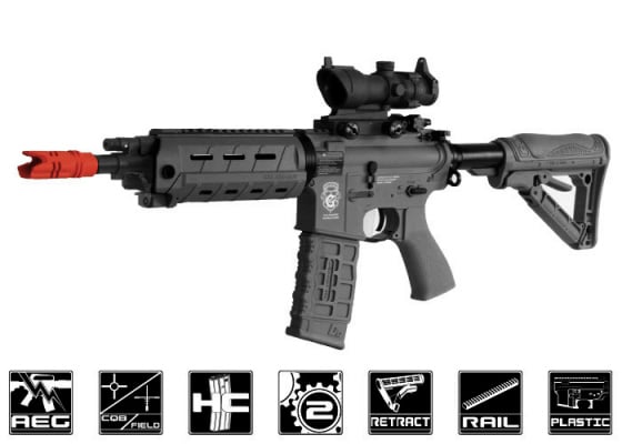 G&G GR4 G26 Advanced M4 Carbine Blowback AEG Airsoft Rifle Light & Laser ( Black )