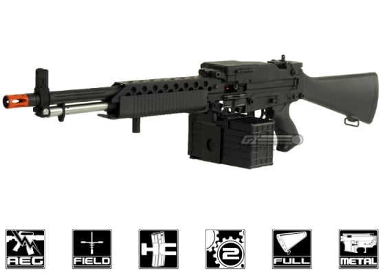G&P Full Metal US Navy MK23 MG AEG Airsoft LMG
