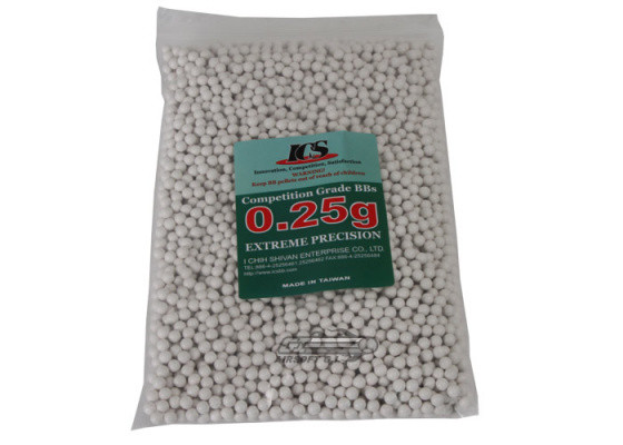 ICS Extreme Precision .25g 3500 ct. BBs ( White )