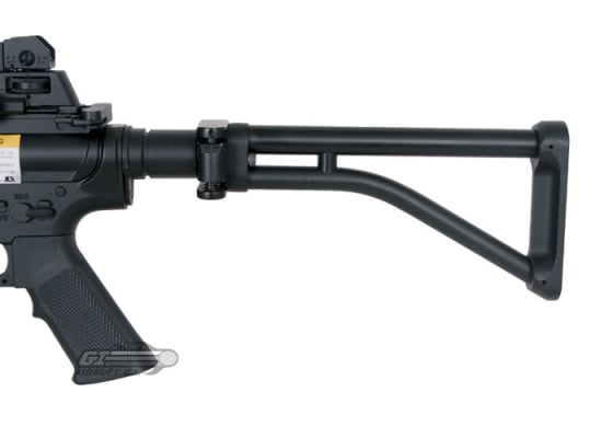 ICS M4 CQB AEG Airsoft Rifle w/ Folding Skeleton Stock ( Black )