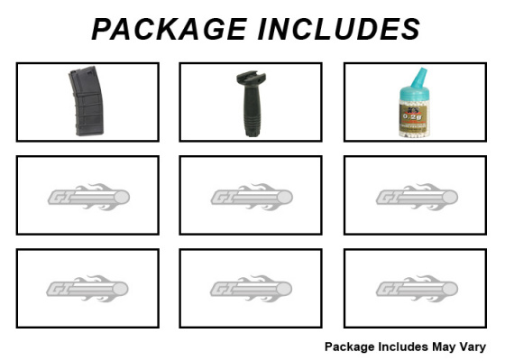 ICS M4 CQBR AEG Airsoft Rifle w/ Vertical Grip ( Black )