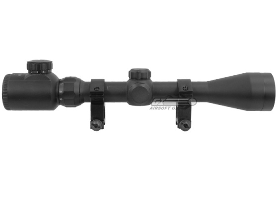 JG 3-9x32 Scope ( Illuminated w/ Rings )