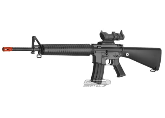 JG M16A3 AEG Airsoft Rifle Basic Version ( Black )