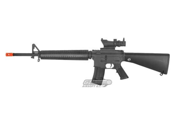 JG M16A3 AEG Airsoft Rifle Basic Version ( Black )