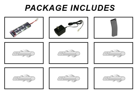 JG M16A3 AEG Airsoft Rifle Basic Version ( Black )