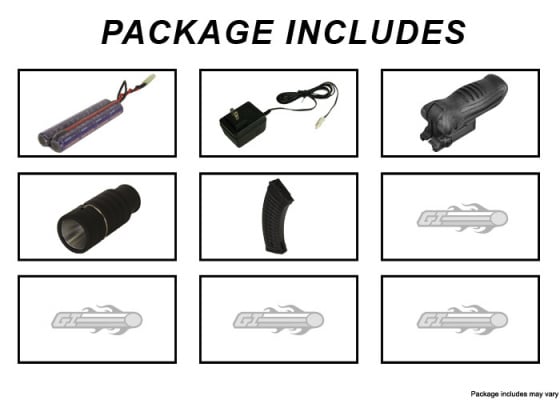 JG JG0517T Tactical AK47 RIS AEG Airsoft Rifle ( Black )