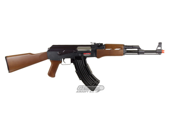 JG AK47 Carbine AEG Airsoft Rifle ( Black / Imitation Wood )