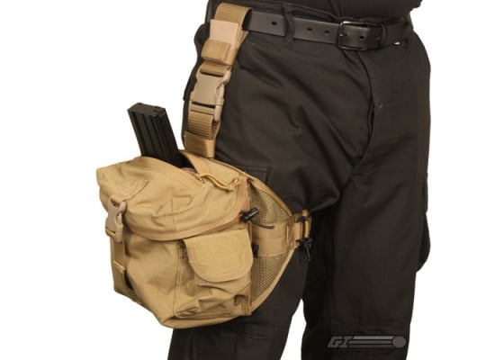 J-Tech Cropper-II Leg Magazine Recovery Pouch Belt Mounted ( ACU )