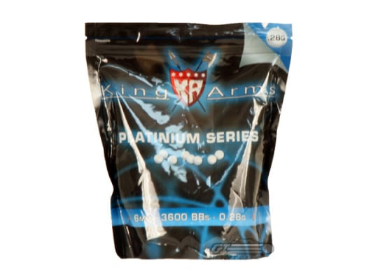 King Arms Platinum Series .28g 3600 ct. BBs ( White )
