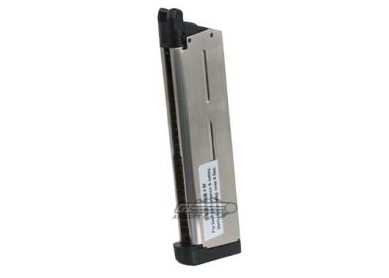 KJW 1911 26 rd. Gas Pistol Single Stack Magazine ( Silver )