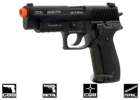 KWA M226 PTP NS2 GBB Airsoft Pistol ( Black )