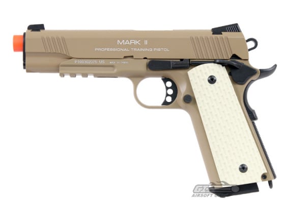 KWA M1911 Mark II PTP GBB Airsoft Pistol ( Tan )