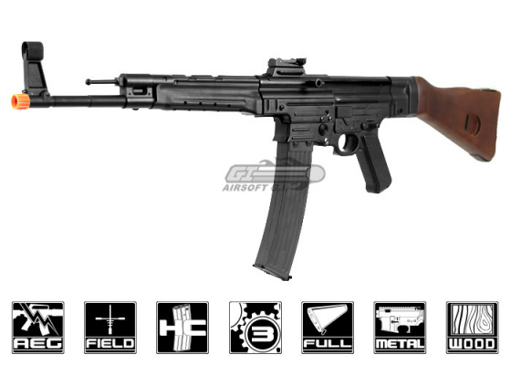 Lancer Tactical MP44 Carbine AEG Airsoft Rifle ( Wood )