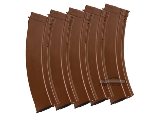 MAG 140rd RPK Mid Capacity AEG Magazine ( 5 Pack / Fake Wood )