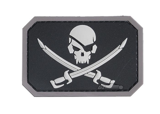 Mil-Spec Monkey Pirate skull PVC Patch ( SWAT )