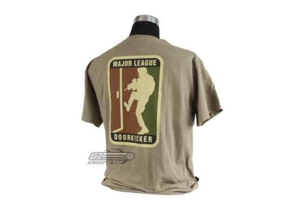 Mil-Spec Monkey Major League Doorkicker T-Shirt ( Tan / L )
