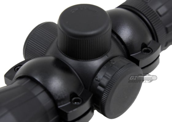 NcSTAR 4x30 Rubberized Mil Dot Red / Green Illuminated Scope