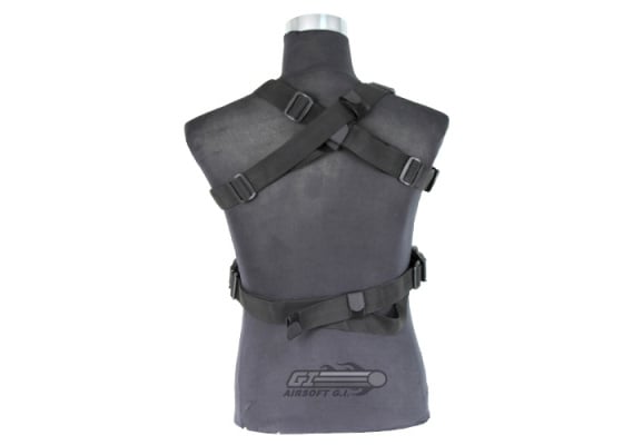 Condor Outdoor MOLLE Modular Chest Panel ( Black )