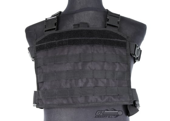 Condor Outdoor MOLLE Modular Chest Panel ( Black )