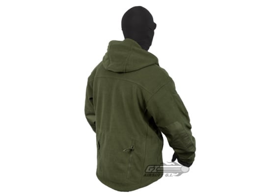 Condor Outdoor Sierra Hooded Micro Fleece Jacket ( OD Green / L )