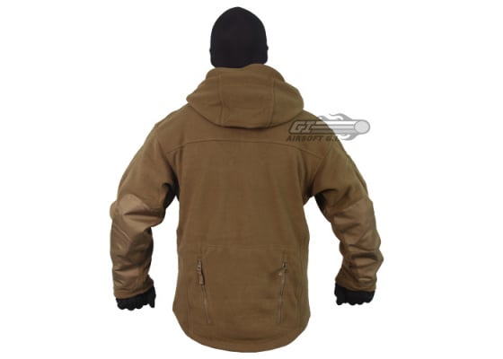 Condor Outdoor Sierra Hooded Micro Fleece Jacket ( Tan / S )