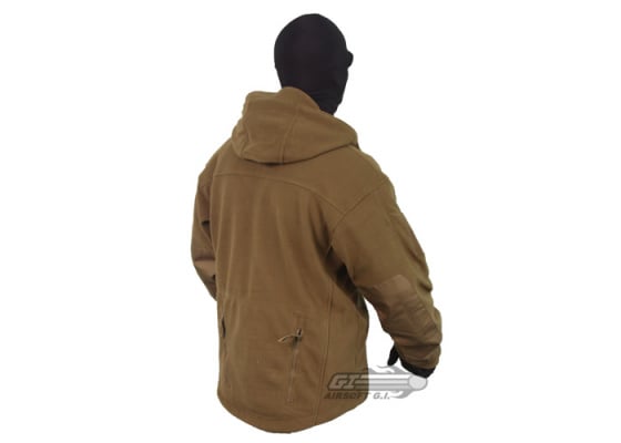 Condor Outdoor Sierra Hooded Micro Fleece Jacket ( Tan / S )
