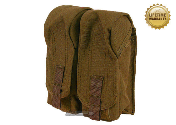 Pantac USA 1000D Cordura Molle AK Double Magazine Pouch ( Coyote )