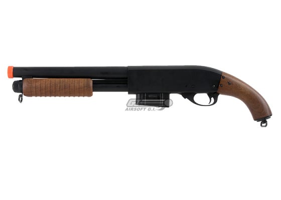 ACM 870 Sawed Off Spring Airsoft Shotgun ( Imitation Wood )