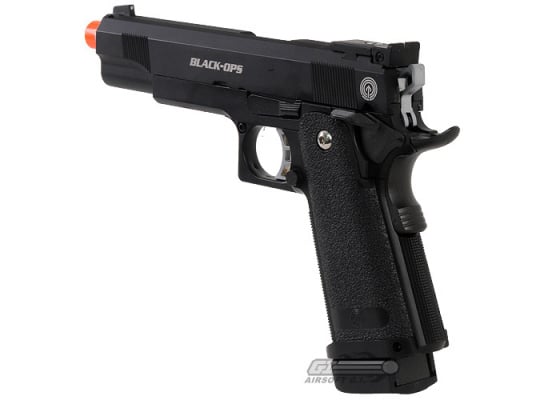 SOCOM Gear Black Ops 1911 GBB Airsoft Pistol ( Black )