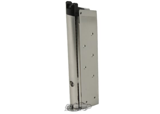 SOCOM Gear 1911 MEU / NOVAK 15 rd. Gas Pistol Single Stack Magazine ( Silver )