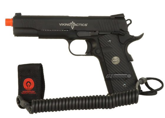 Socom Gear Vikiing Tactics M1911 GBB Airsoft Pistol ( Black )
