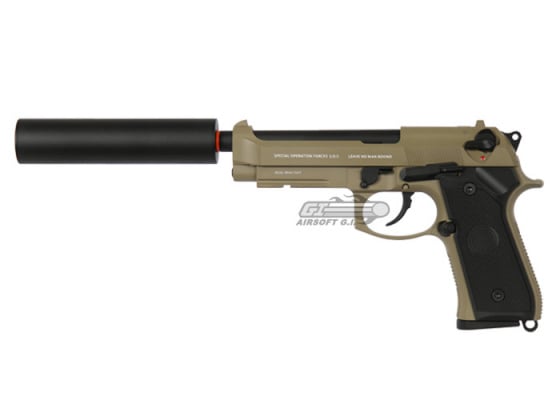 Socom Gear SOF M9A1 GBB Airsoft Pistol ( Tan )