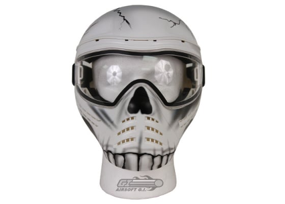 Save Phace VooDoo Full Face Tactical Mask ( White / Black )