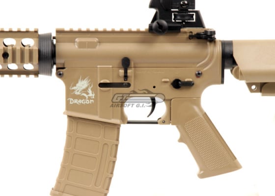 SRC Dragon SR4A1 RIS M4 Carbine AEG Airsoft Rifle ( Tan )