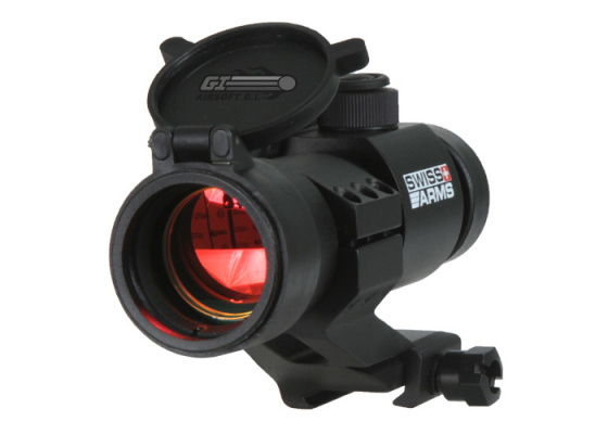Softair Swiss Arms Compact CQB Tactical Red Dot Sight Scope (Color: Black),  Accessories & Parts, Scopes & Optics, Red Dot Sights -  Airsoft  Superstore