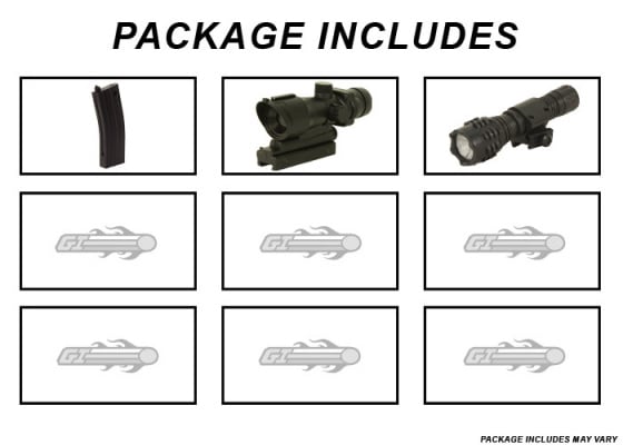 UK Arms L85A2 Rifle Spring Airsoft Rifle ( Black / OD Green )