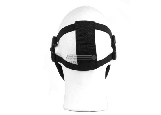 Emerson Tactical Skull Metal Mesh Half Mask ( Black )